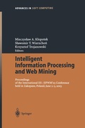 Cover: Intelligent Information Processing and Web Mining - Springer