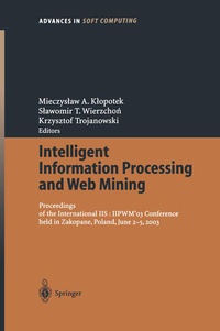 Enlarge image Cover: Intelligent Information Processing and Web Mining - Springer