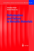 Cover: Deformation and Failure in Metallic Materials - Springer