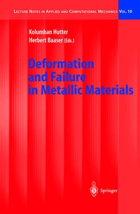 Enlarge image Cover: Deformation and Failure in Metallic Materials - Springer