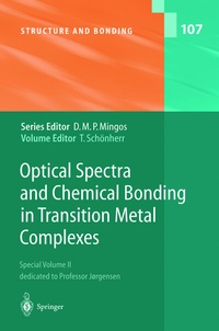 Abbildung von: Optical Spectra and Chemical Bonding in Transition Metal Complexes - Springer