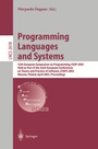 Cover: Programming Languages and Systems - Springer