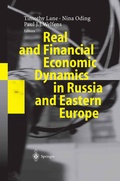 Cover: Real and Financial Economic Dynamics in Russia and Eastern Europe - Springer