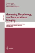 Cover: Geometry, Morphology, and Computational Imaging - Springer