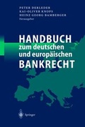 Cover: Handbuch zum deutschen und europ&auml;ischen Bankrecht - Springer