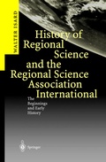 Cover: History of Regional Science and the Regional Science Association International - Springer