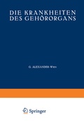 Cover: Die Krankheiten des Geh&ouml;rorgans - Springer