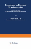 Cover: Korrosionen an Eisen und Nichteisenmetallen - Springer