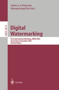 Cover: Digital Watermarking - Springer