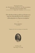 Cover: Uber Die Entwicklung Zulassiger Funktionen Nach Den Eigenfunktionen Bei Definiten, Selbstadjungierten Eigenwertaufgaben - Springer