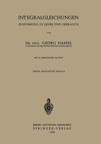 Abbildung von: Integralgleichungen - Springer