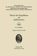 Cover: Theorie Des Doppellinsen- -Spektrometers - Springer