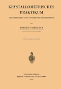 Cover: Krystallometrisches Praktikum - Springer