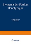 Cover: Elemente der F&uuml;nften Hauptgruppe - Springer