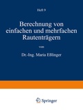 Cover: Berechnung von einfachen und mehrfachen Rautentr&auml;gern - Springer