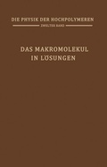 Cover: Das Makromolek&uuml;l in L&ouml;sungen - Springer