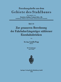 Abbildung von: Zur genaueren Berechnung der Fahrbahn-Längsträger stählerner Eisenbahnbrücken - Springer