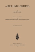 Cover: Alter und Leistung - Springer