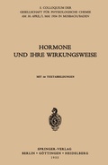 Cover: Hormone und ihre Wirkungsweise - Springer