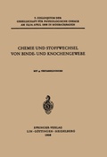 Cover: Chemie und Stoffwechsel von Binde- und Knochengewebe - Springer
