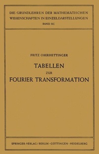 Abbildung von: Tabellen Zur Fourier Transformation - Springer