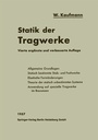 Cover: Statik der Tragwerke - Springer