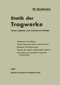 Cover: Statik der Tragwerke - Springer