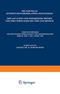 Cover: Die Partielle Hypophysenvorderlappen-Insuffizienz - Springer