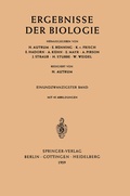 Cover: Ergebnisse der Biologie - Springer