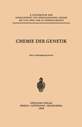Cover: Chemie der Genetik - Springer