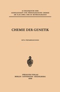 Cover: Chemie der Genetik - Springer