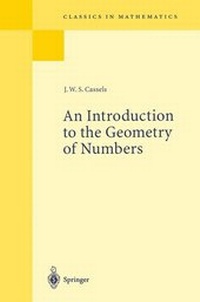 Abbildung von: An Introduction to the Geometry of Numbers - Springer