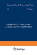 Cover: Astrophysik IV: Sternsysteme / Astrophysics IV: Stellar Systems - Springer
