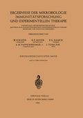 Cover: Ergebnisse der Mikrobiologie Immunit&auml;tsforschung und Experimentellen Therapie - Springer