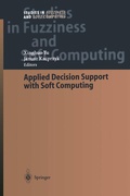 Cover: Applied Decision Support with Soft Computing - Springer
