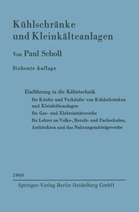 Abbildung von: Kühlschränke und Kleinkälteanlagen - Springer