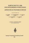 Cover: Advances in Polymer Science / Fortschritte der Hochpolymeren-Forschung - Springer