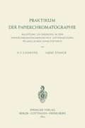 Cover: Praktikum der Papierchromatographie - Springer