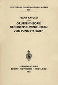 Cover: Gruppentheorie Der Eigenschwingungen Von Punktsystemen - Springer