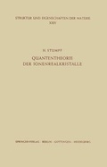 Cover: Quantentheorie Der Ionenrealkristalle - Springer