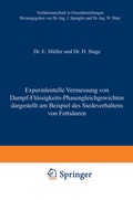 Cover: Experimentelle Vermessung von Dampf-Fl&uuml;ssigkeits-Phasengleichgewichten - Springer