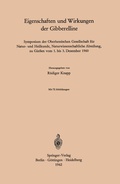 Cover: Eigenschaften und Wirkungen der Gibberelline - Springer