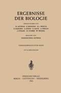 Cover: Ergebnisse der Biologie - Springer