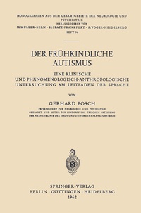 Enlarge image Cover: Der Frühkindliche Autismus - Springer