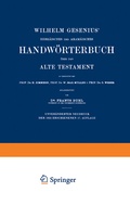 Cover: Wilhelm Gesenius' Hebr&auml;isches und Aram&auml;isches Handw&ouml;rterbuch &uuml;ber das Alte Testament - Springer