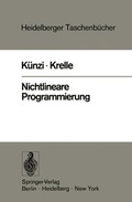 Cover: Nichtlineare Programmierung - Springer