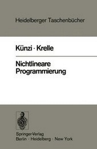 Enlarge image Cover: Nichtlineare Programmierung - Springer