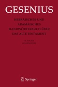 Cover: Hebr&auml;isches und Aram&auml;isches Handw&ouml;rterbuch &uuml;ber das Alte Testament - Springer