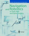 Cover: Navigation and Robotics in Total Joint and Spine Surgery - Springer