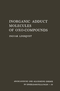 Bild: Inorganic Adduct Molecules of Oxo-Compounds - Springer